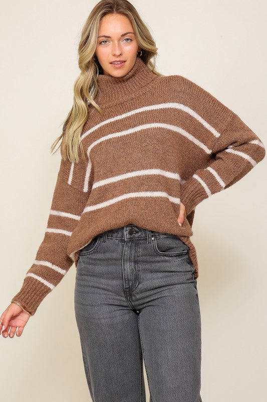 Pinstripe Sweater