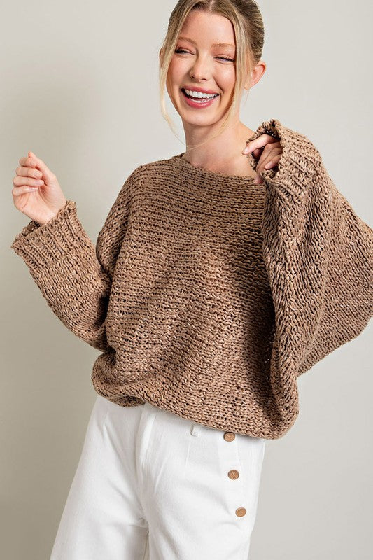 Mocha Knit Sweater